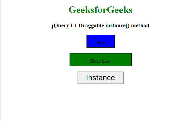 jQuery UI Draggable instance() 方法