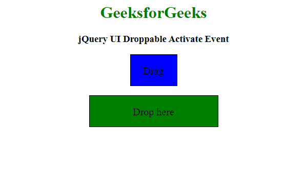 jQuery UI Droppable 激活事件