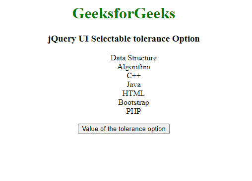 jQuery UI 可选容差选项