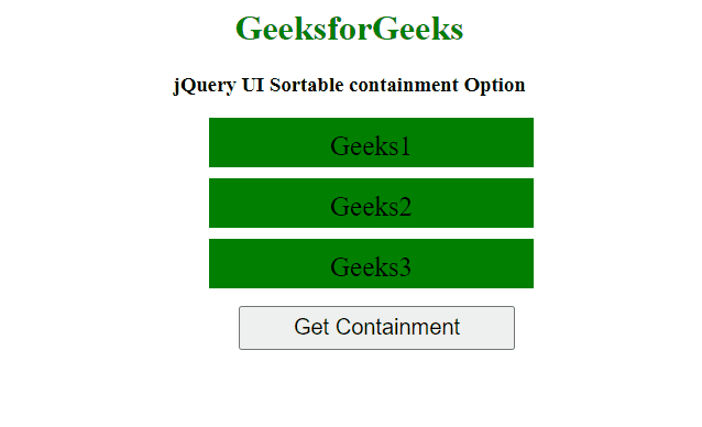 jQuery UI 可排序包含选项