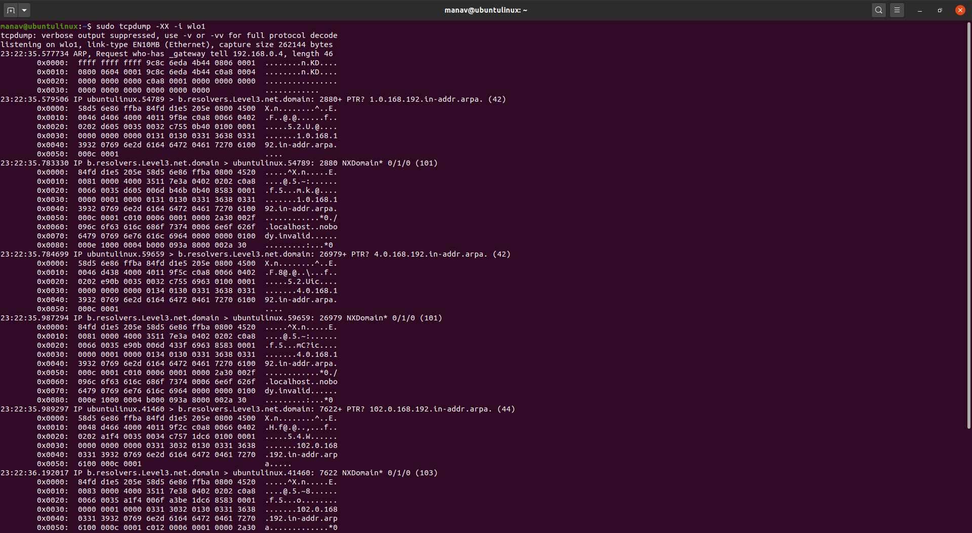 display-packets-inASCII-HEX